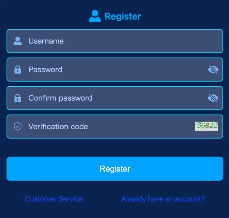 BETSO89 Registration form interface for secure online casino access via app or website